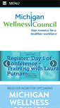 Mobile Screenshot of michiganwellnesscouncil.org